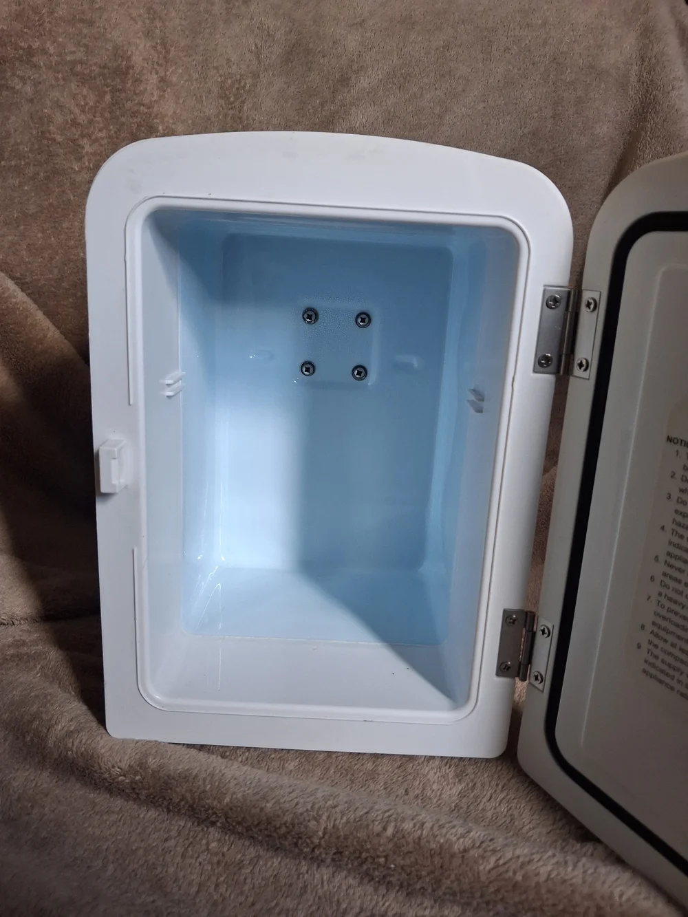 AstroAI White Mini Fridge - Compact Portable Cooler for Home & Office